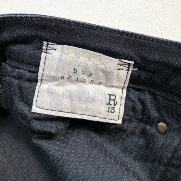 R13 Black Jeans Us 29 - Picture 14 of 16